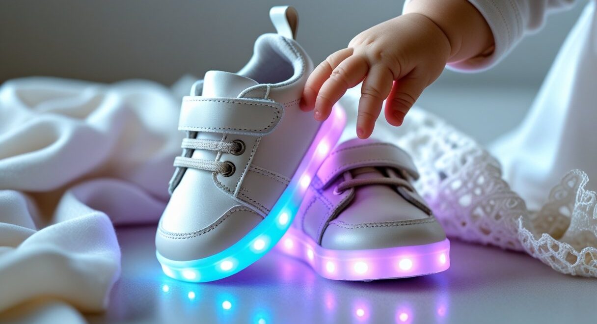 De bedste sko med lys som dåbsgaver til de mindste