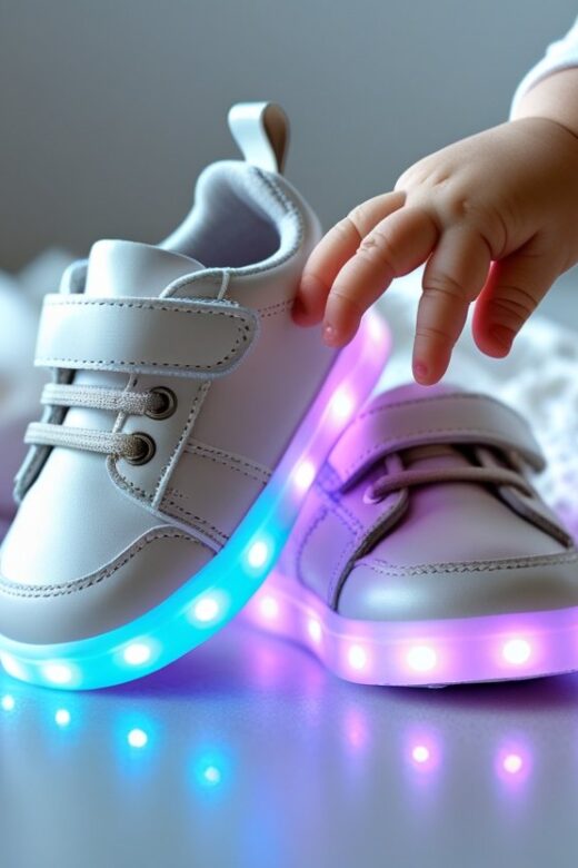 De bedste sko med lys som dåbsgaver til de mindste